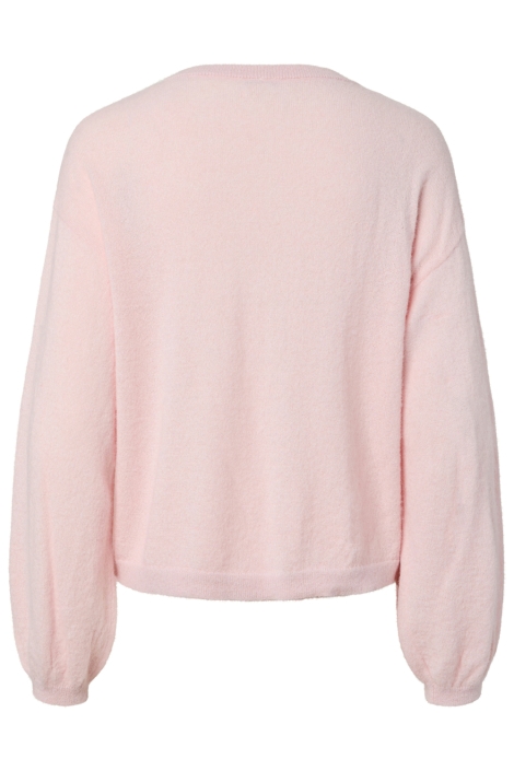 Pieces roze dames vest | Achteraanzicht