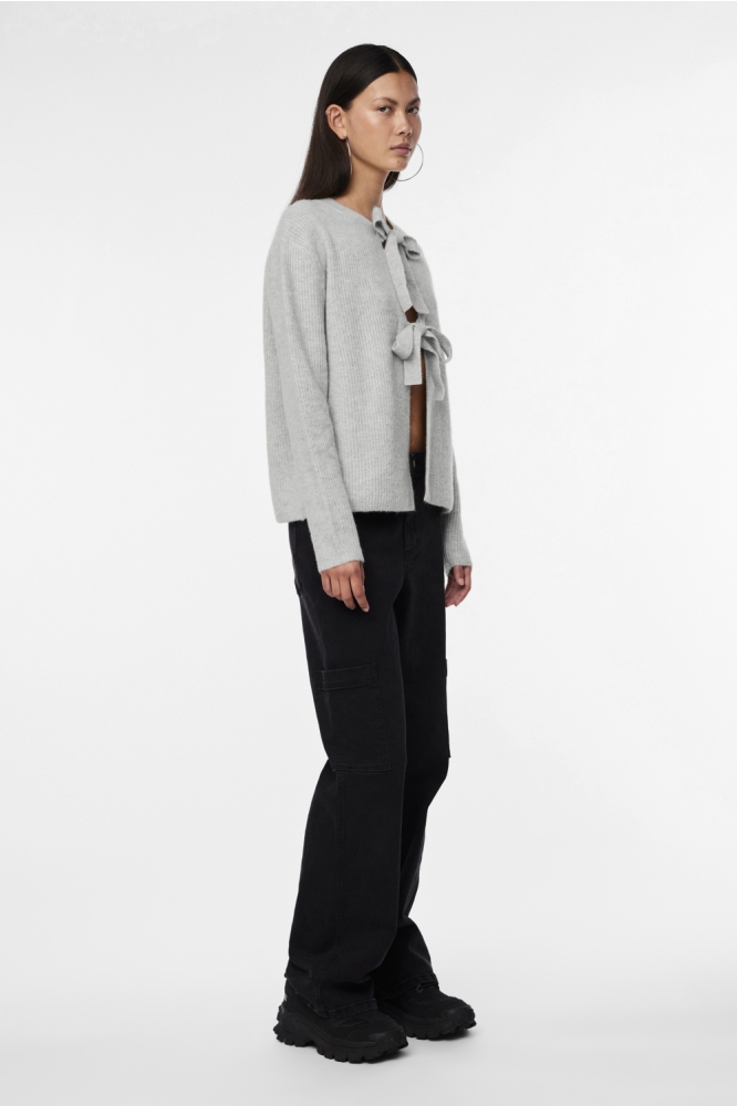 Pieces grijze dames vest | Model