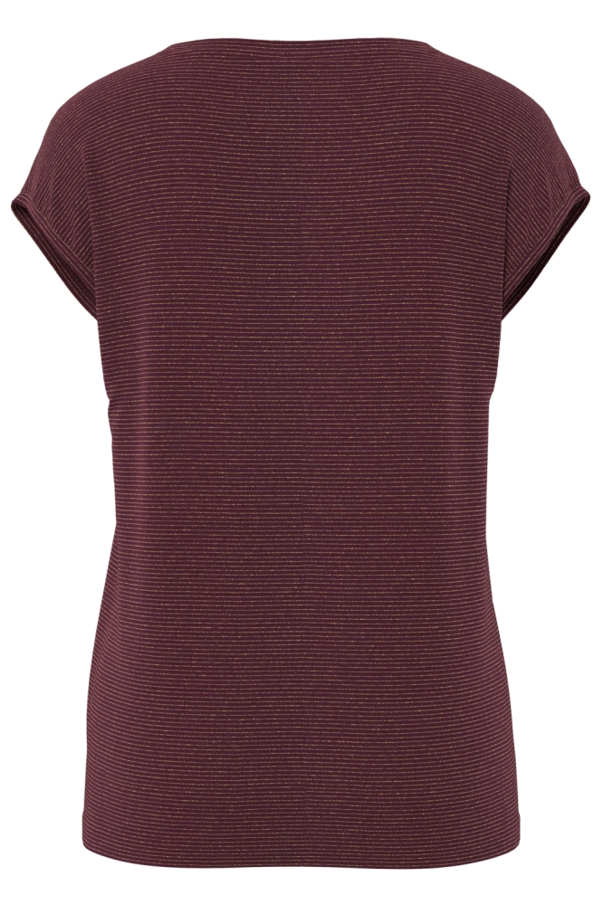 Pieces bordeaux dames t-shirt | 