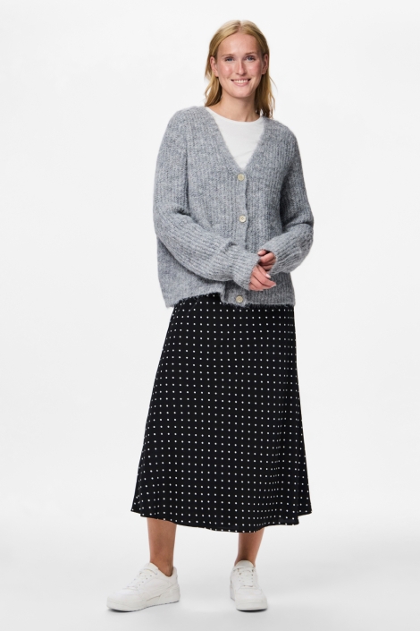 Pieces grijze dames vest | Model