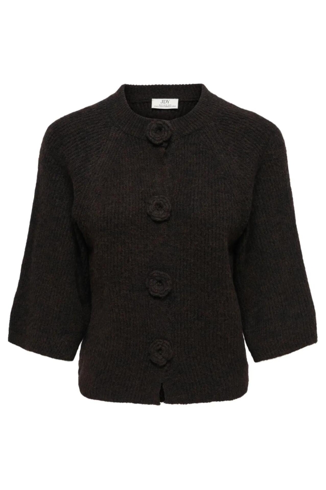 Jacqueline de Yong bruine dames vest | Vooraanzicht