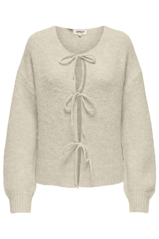 Only beige dames vest | Vooraanzicht