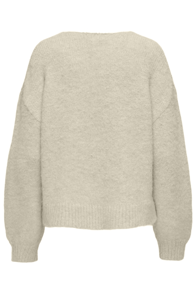 Only beige dames vest | Achteraanzicht