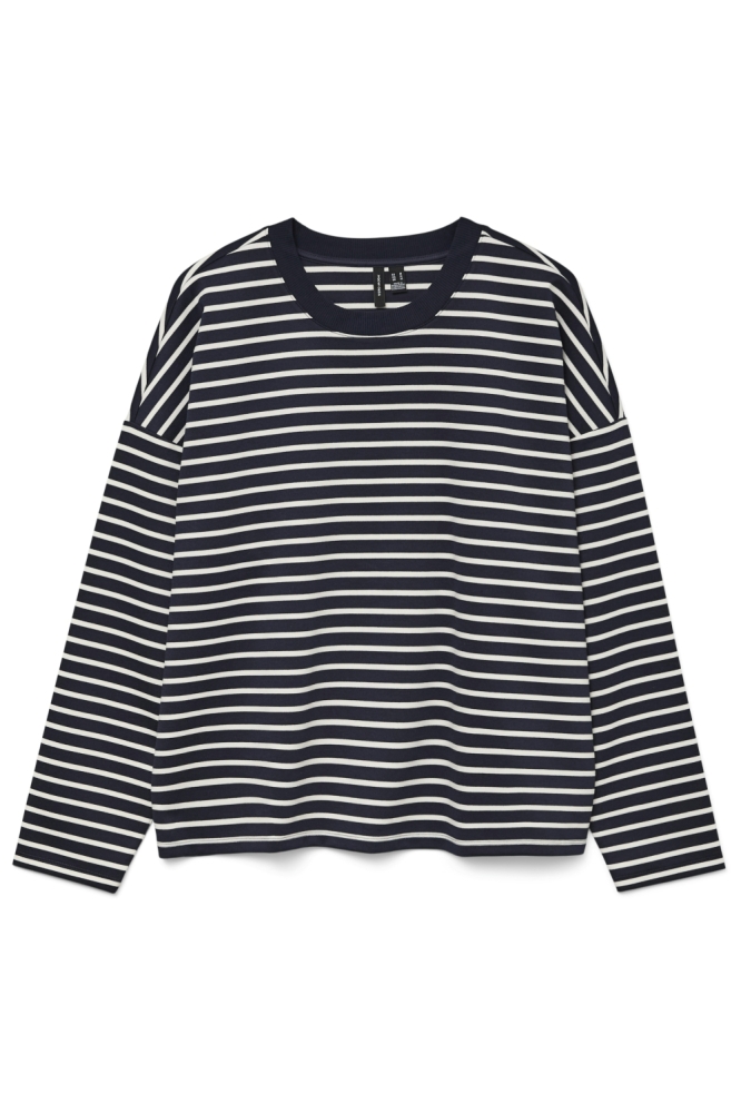 Vero Moda blauwe dames t-shirt | Vooraanzicht