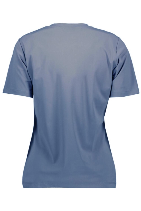 Zoso blauwe dames t-shirt | Achteraanzicht