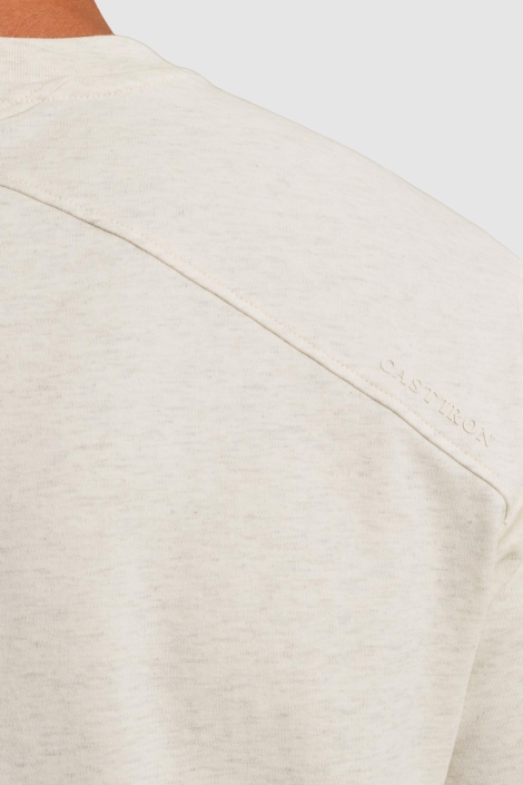 Cast Iron beige heren t-shirt | Unique Selling Point