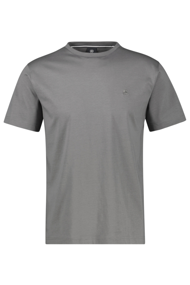 Lerros grijze heren t-shirt | Vooraanzicht