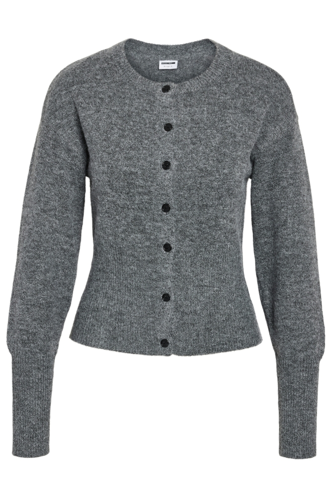 Noisy may grijze dames vest | Vooraanzicht