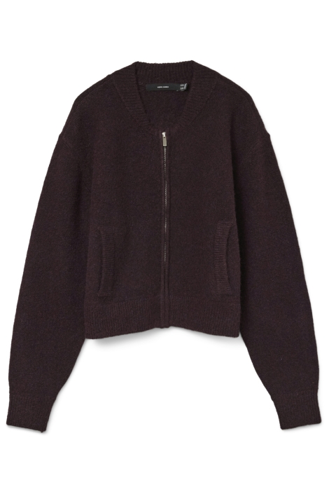 Vero Moda bordeaux dames vest | Vooraanzicht