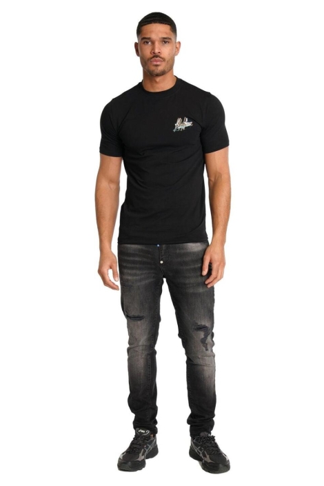 Malelions zwarte heren t-shirt | Model