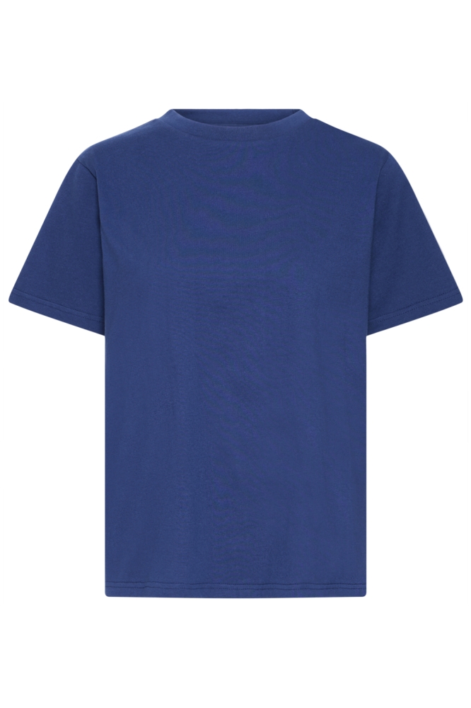 Ichi blauwe dames t-shirt | Vooraanzicht