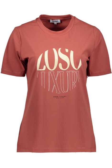 Zoso oranje dames t-shirt | Vooraanzicht