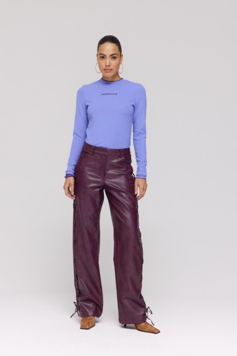 Harper & Yve blauwe dames t-shirt | Model