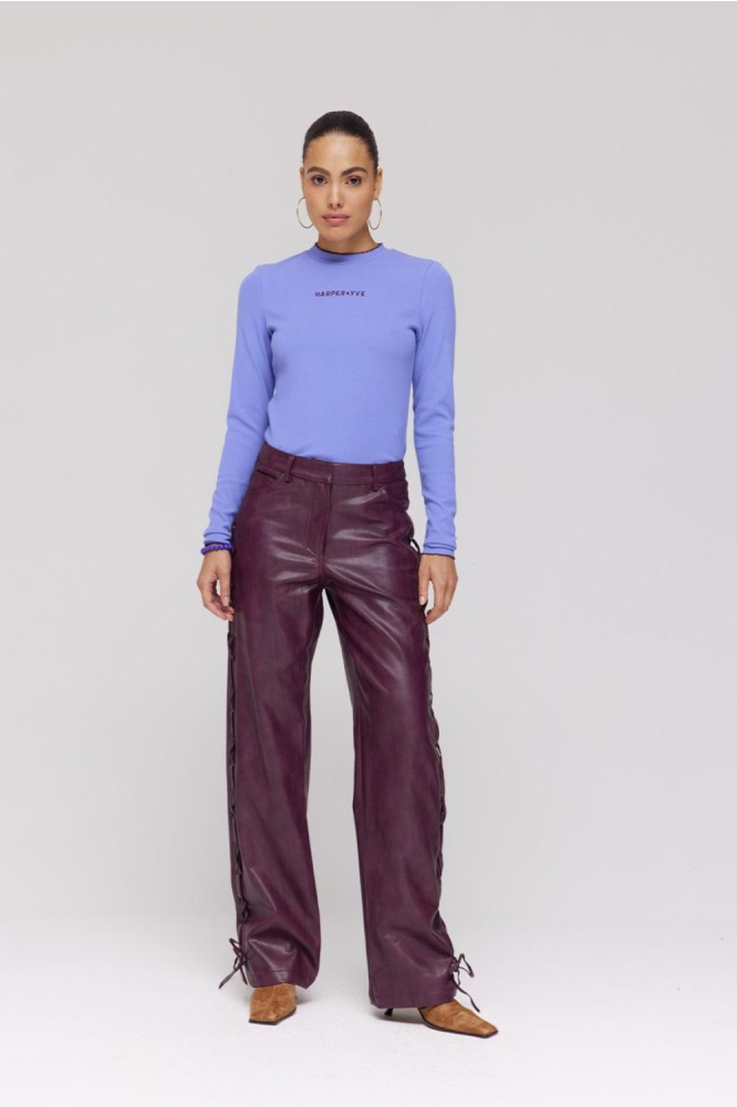 Harper & Yve blauwe dames t-shirt | Model