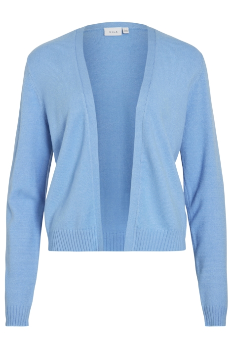 Vila blauwe dames vest | Vooraanzicht