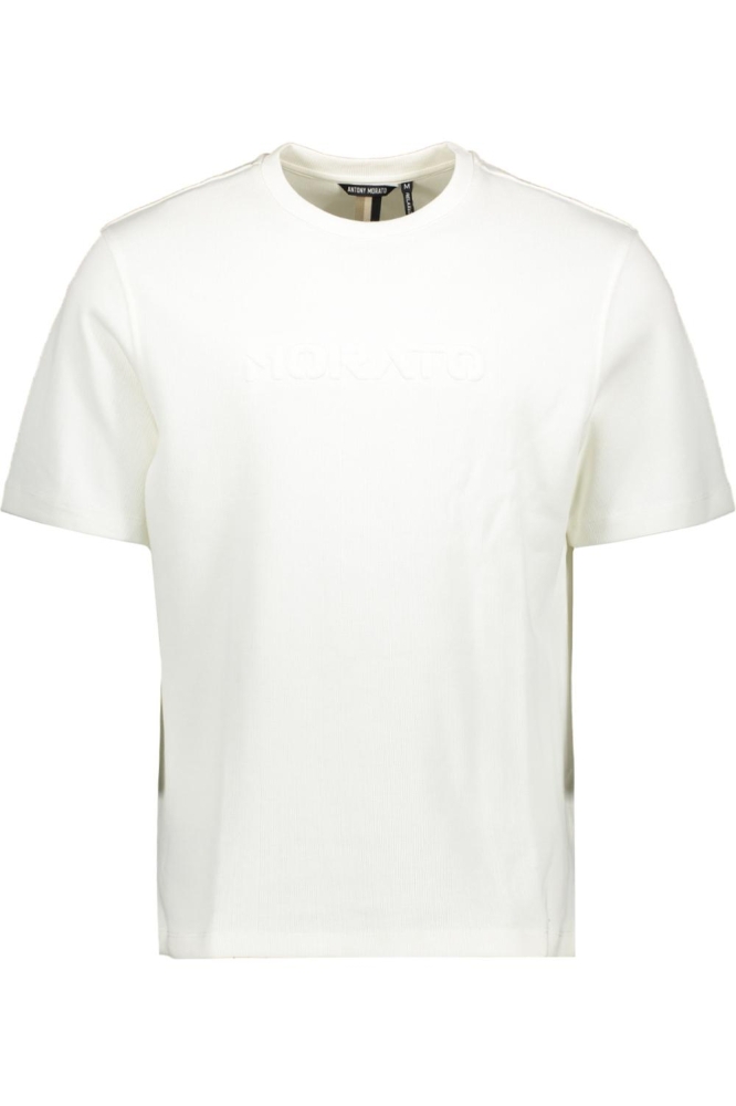 Antony Morato beige heren t-shirt | Vooraanzicht