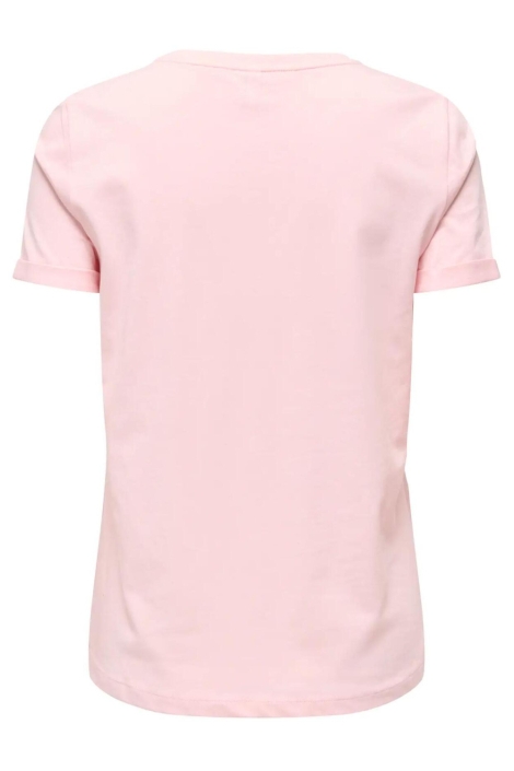 Only roze dames t-shirt | Achteraanzicht