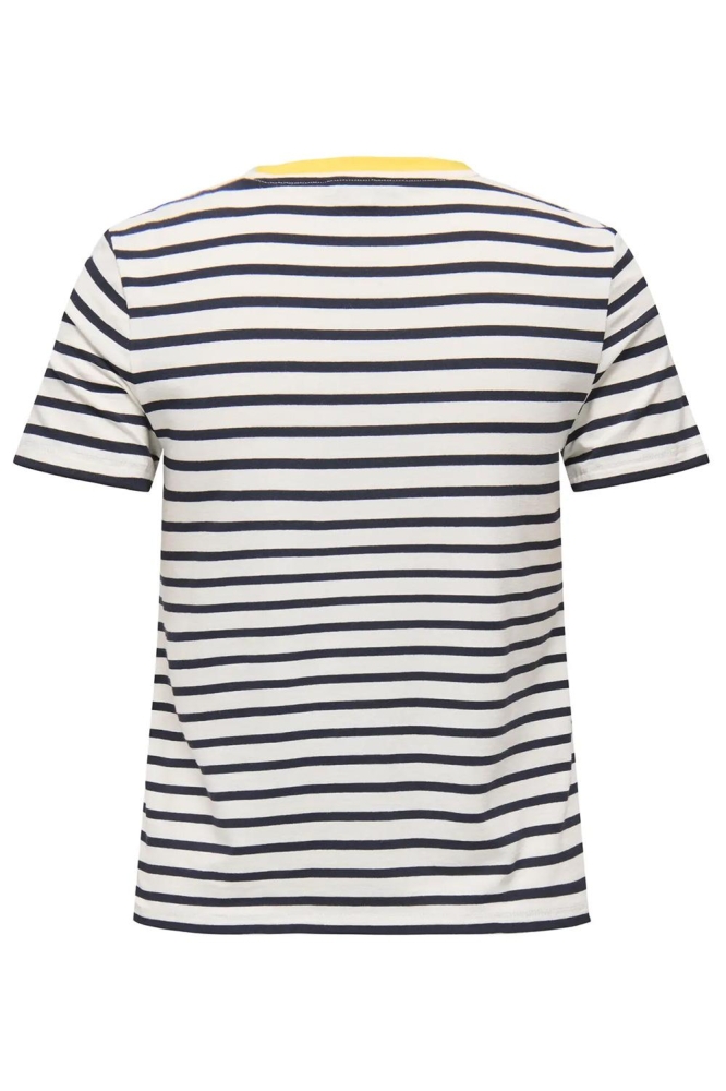 Only witte dames t-shirt | Achteraanzicht