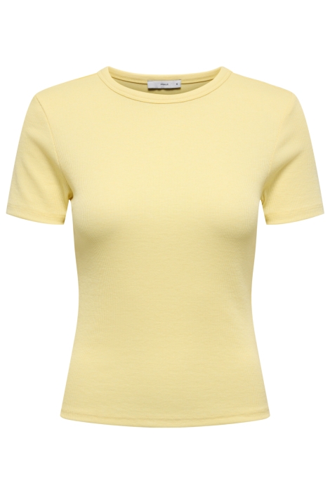 Only gele dames t-shirt | Vooraanzicht