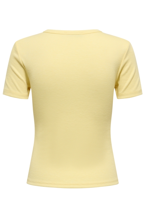 Only gele dames t-shirt | Achteraanzicht