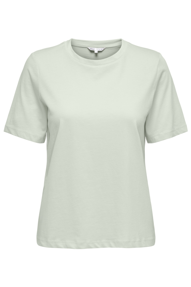 Only groene dames t-shirt | Vooraanzicht