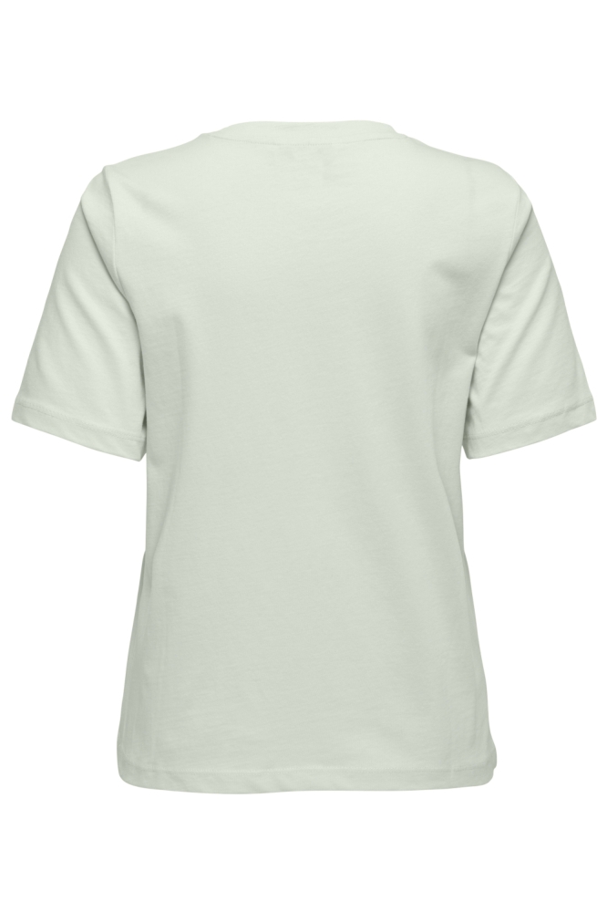 Only groene dames t-shirt | Achteraanzicht