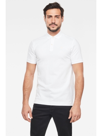 G-Star RAW Polo DUNDA SLIM POLO SS D11595-5864 110 white