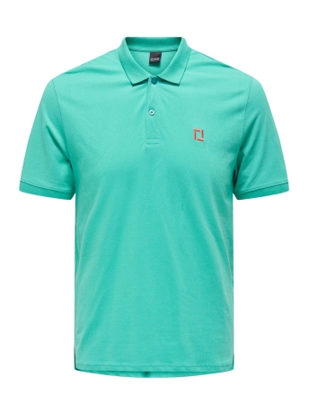 Only & Sons Polo ONSCRUYFF REG PIQUE POLO CS 22026118 Bright Aqua