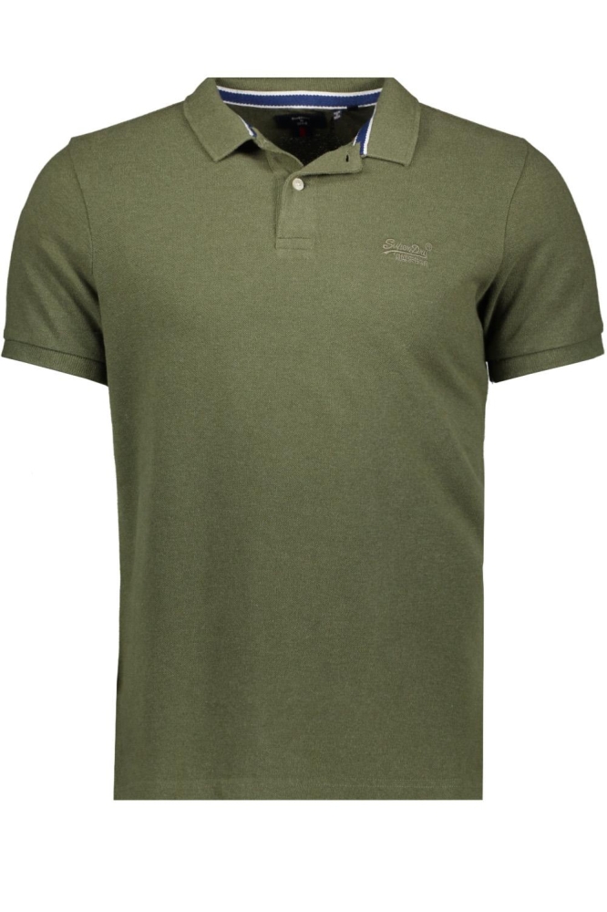 CLASSIC PIQUE POLO M1110343A THRIFT OLIVE MARL