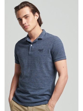 Superdry Polo CLASSIC PIQUE POLO M1110343A NAVY MARL
