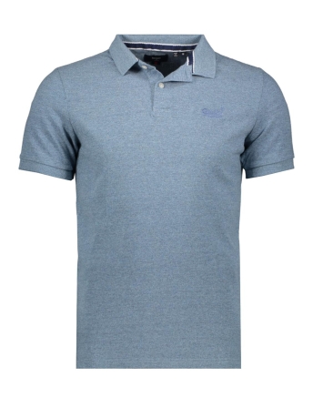 Superdry Polo CLASSIC PIQUE POLO M1110343A DESERT SKY BLUE GRIT