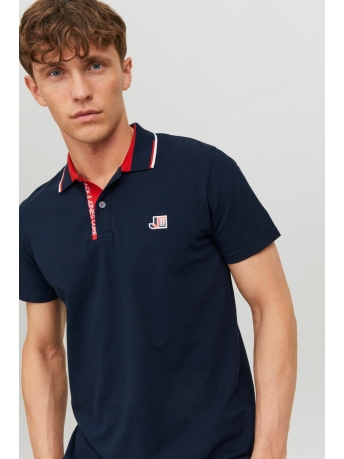 Jack & Jones Polo JCOLOGAN POLO SS SS23 SN 12229382 NAVY BLAZER