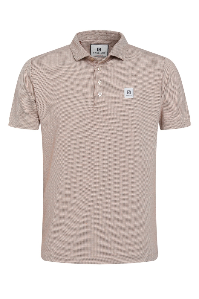 POLO MET PATROON 233531 1011 CAMEL