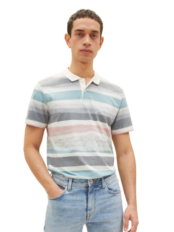 Tom Tailor Polo GESTREEPTE POLO 1035558XX10 31511