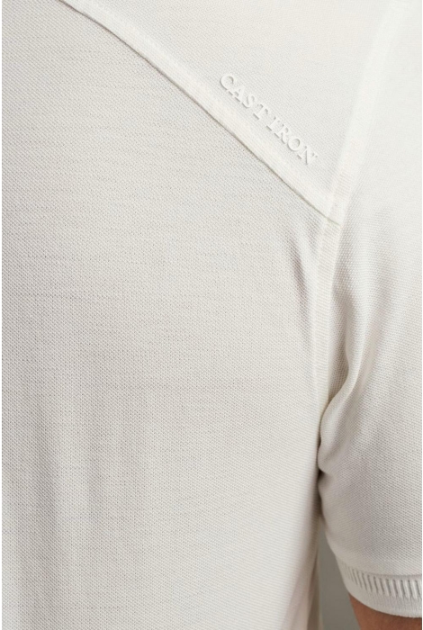 Cast Iron short sleeve polo organic cotton p