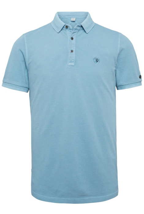 Cast Iron short sleeve polo cotton gd pique