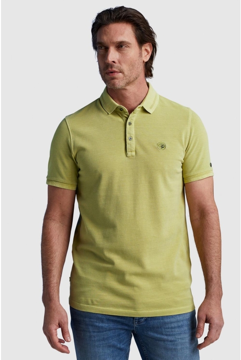 Cast Iron short sleeve polo cotton gd pique