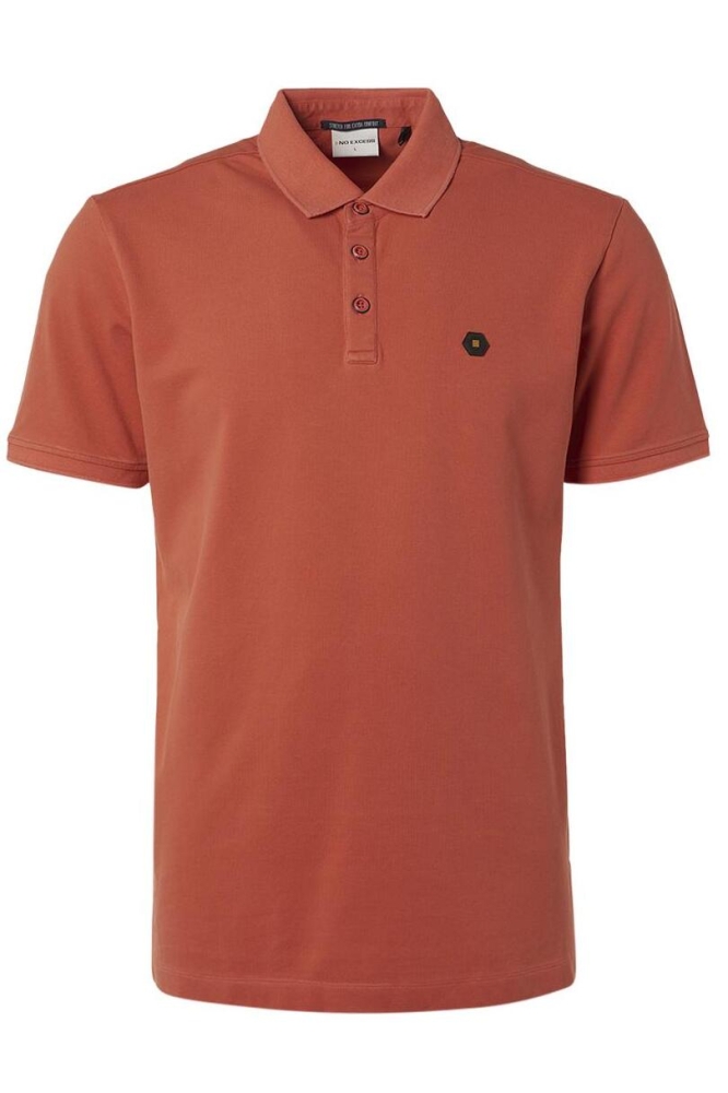 POLO PIQUE GARMENT DYED 19380201SN 192 PAPAYA