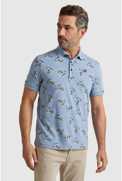 Vanguard short sleeve polo pique stretch