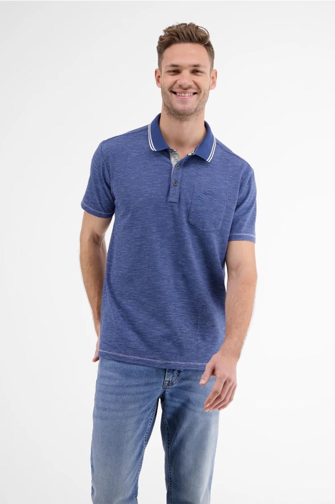 POLOSHIRT MET FINELINER STREPEN 2333202 444