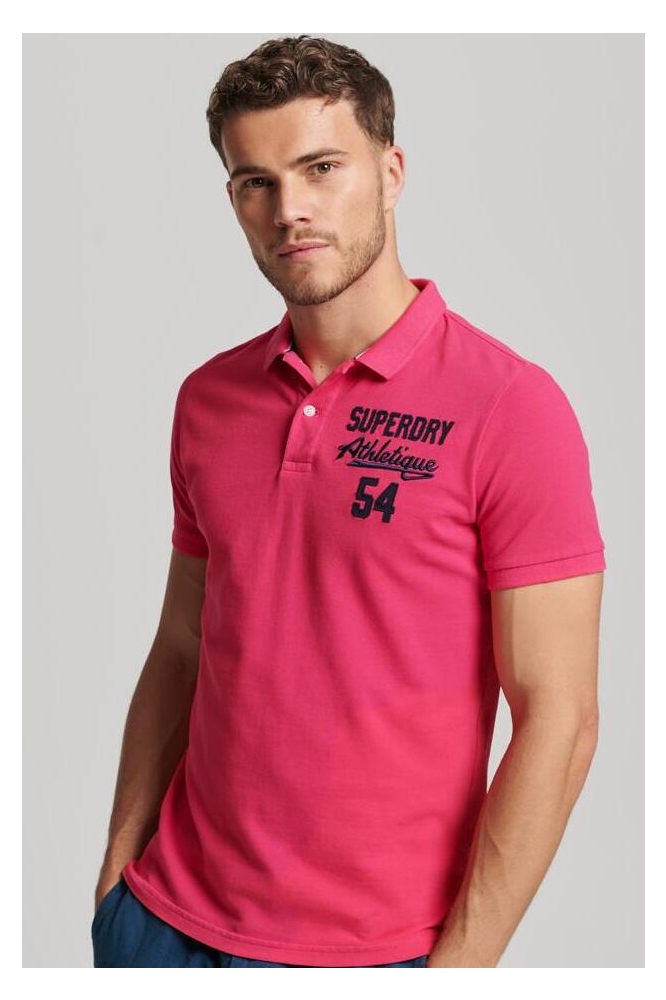 VINTAGE SUPERSTATE POLO M1110349A  RASPBERRY PINK