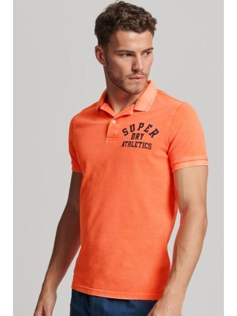 Superdry Polo VINTAGE SUPERSTATE POLO M1110349A  SHOCKER ORANGE