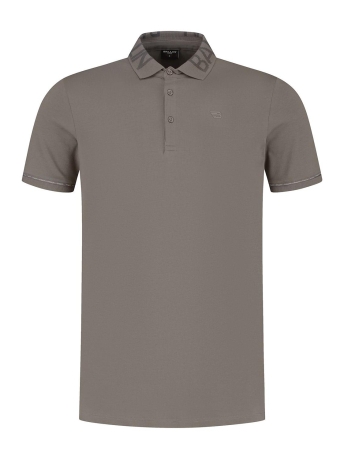 Ballin Polo POLO WITH BRANDED COLLAR 23019112 53 TAUPE