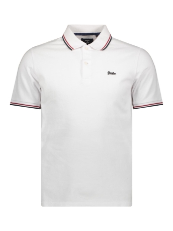 Superdry Polo VINTAGE TIPPED S S POLO M1110344A OPTIC RED
