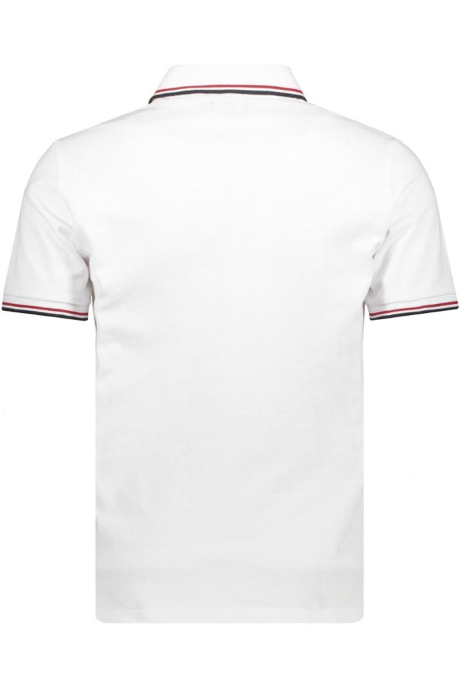 VINTAGE TIPPED S S POLO M1110344A OPTIC RED