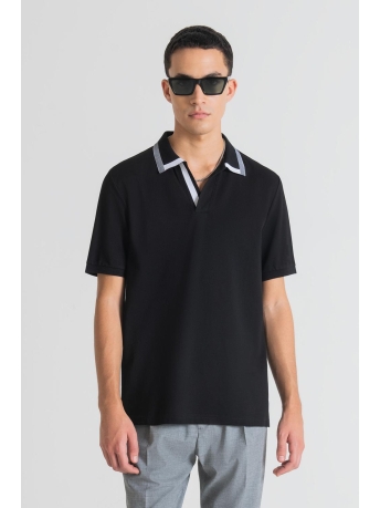Antony Morato Polo KNITWEAR MMKS02286 FA100083 9000 BLACK