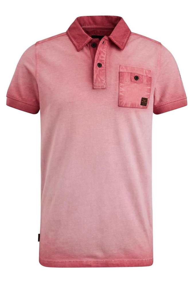 PME legend roze heren polo | Vooraanzicht