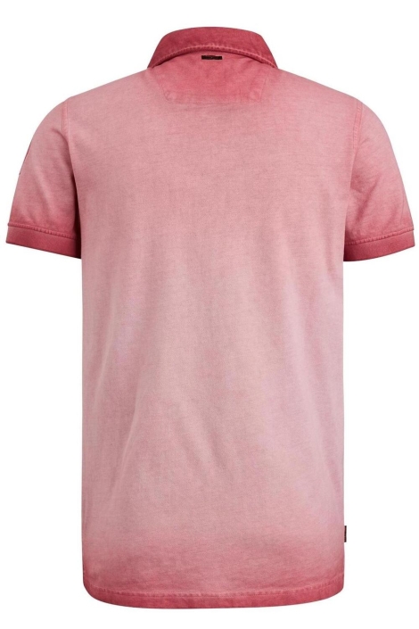 PME legend roze heren polo | Achteraanzicht
