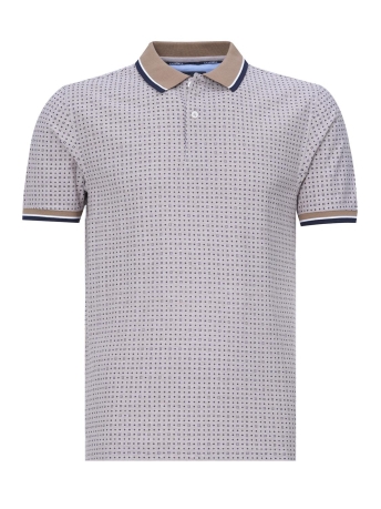 Campbell Polo CLASSIC STANWELL 081546 8306 BEIGE DESSIN