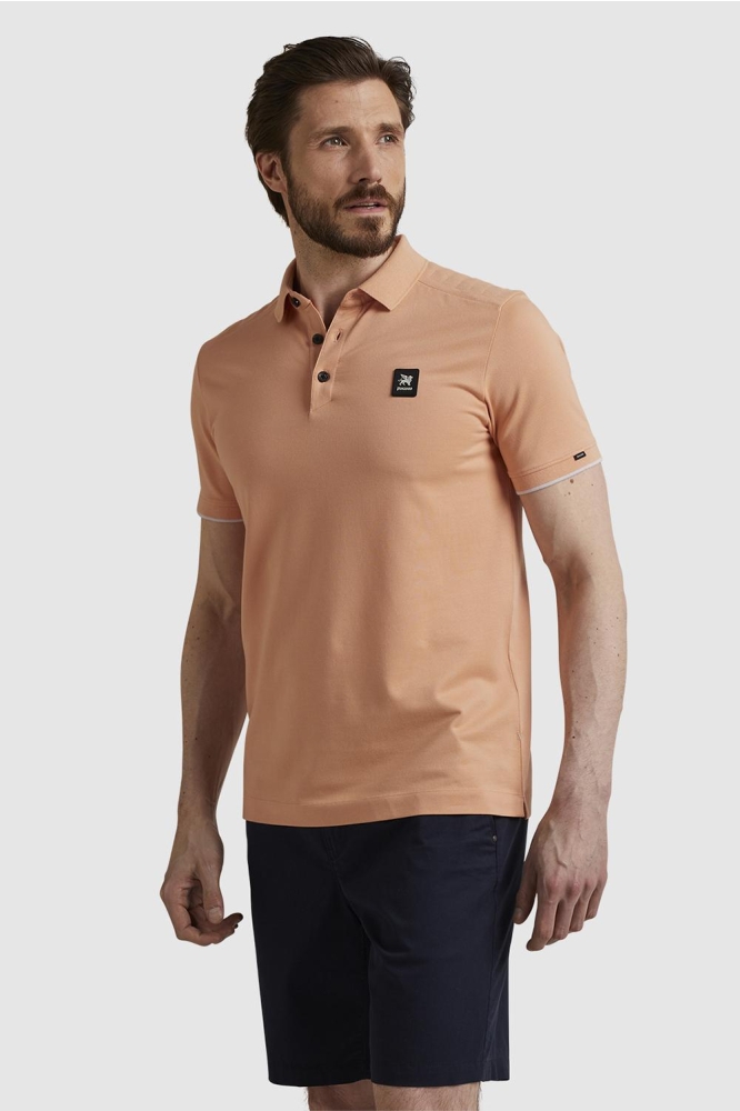 SHORT SLEEVE PIQUE POLO VPSS2304850 2063-Coral Sands